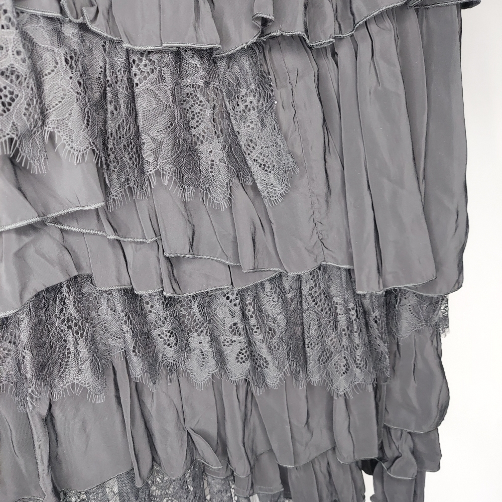 Zara Black Asymmetrical Skirt - Picture 3 of 8